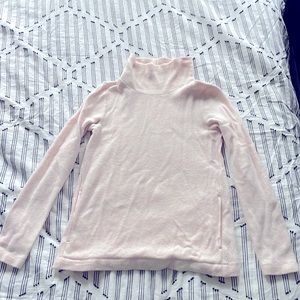 J. Crew pink funnelneck sweatshirt size XS